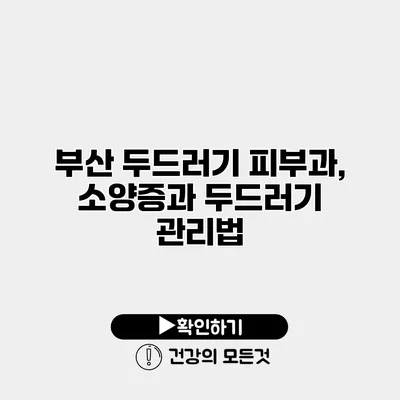 부산 두드러기 피부과, 소양증과 두드러기 관리법