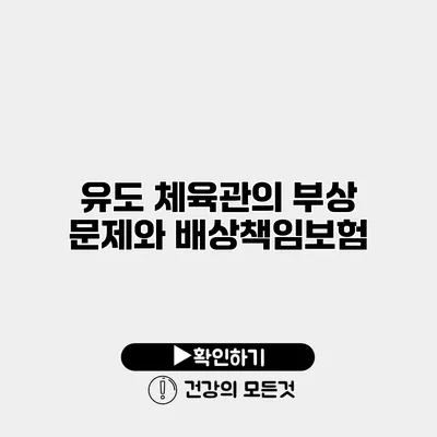 유도 체육관의 부상 문제와 배상책임보험
